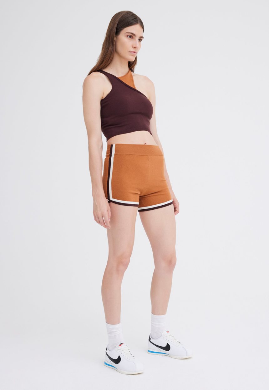 Jac + Jack NAGNATA Retro Short 2.0 - Bronze/ Merlot